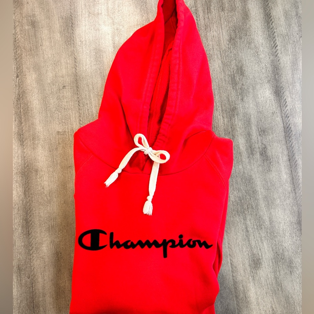 Champion Red hoodie